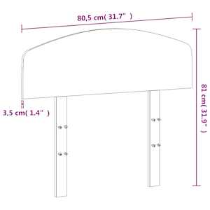 Čelo postele 75 cm masivní borové dřevo - obrázek 9