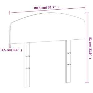 Čelo postele voskově hnědé 75 cm masivní borové dřevo - obrázek 9