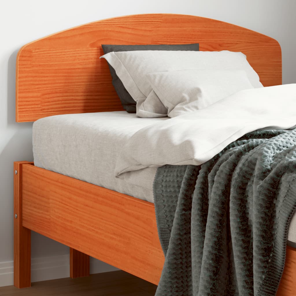 vidaXL Tăblie de pat, maro ceruit, 75 cm, lemn masiv de pin