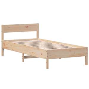 vidaXL Bed Frame without Mattress 90x200 cm Solid Wood Pine