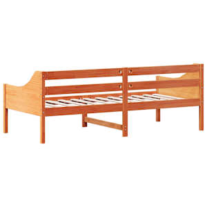 Válenda bez matrace voskově hnědá 80 x 200 cm masivní borovice - obrázek 6