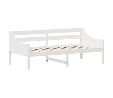 vidaXL Lit de jour sans matelas blanc 75x190 cm bois de pin massif