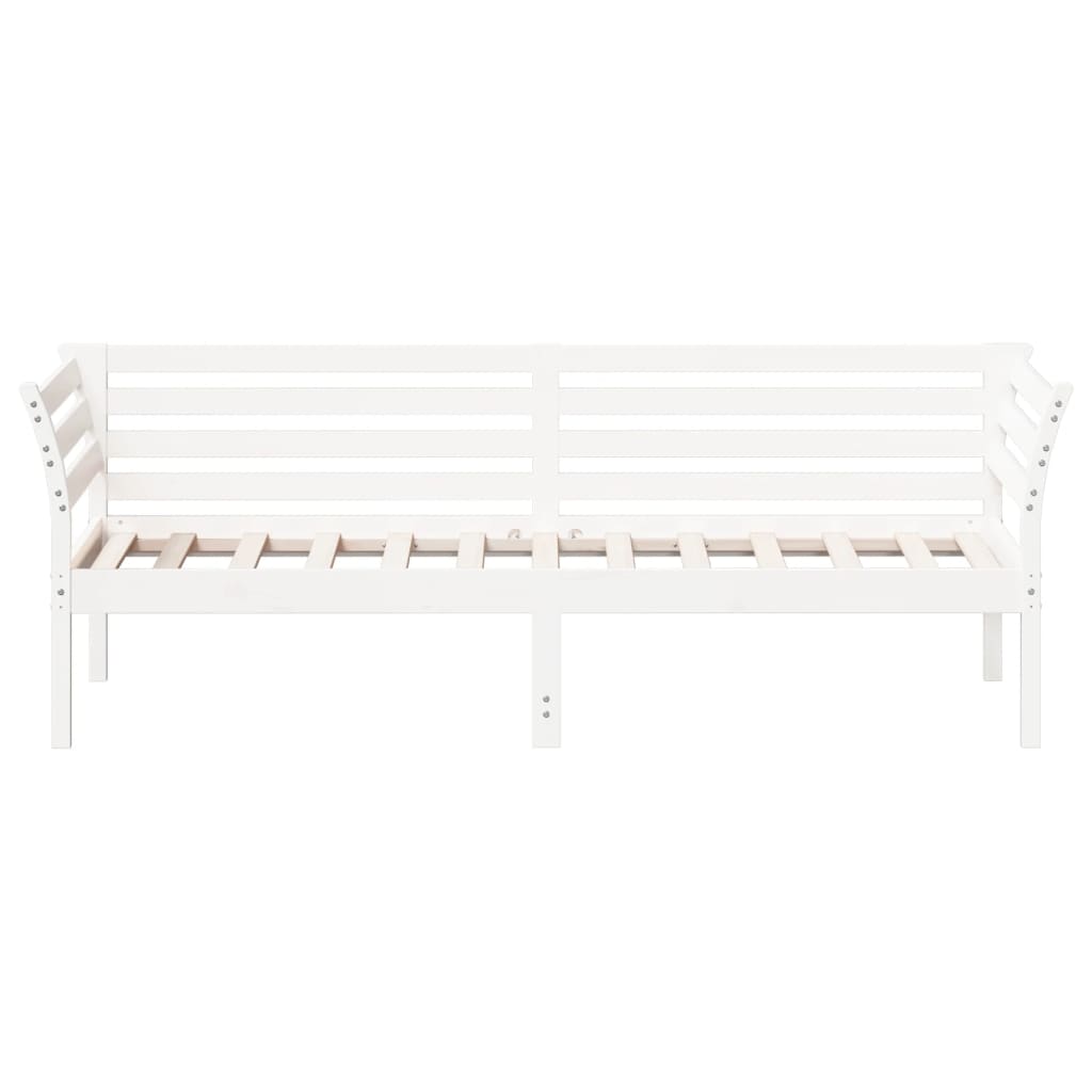 vidaXL Slaapbank zonder matras 80x200 cm massief grenenhout wit, foto 4