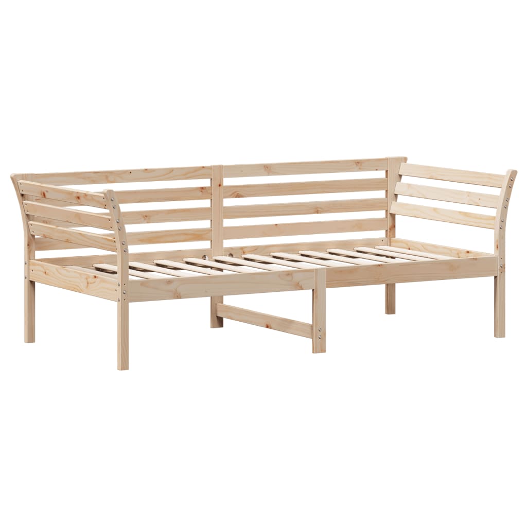 vidaXL Slaapbank zonder matras 90x190 cm massief grenenhout afbeelding