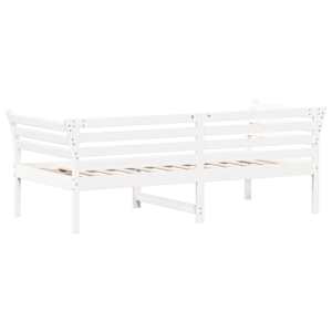 Válenda bez matrace bílá 90 x 190 cm masivní borovice - obrázek 6