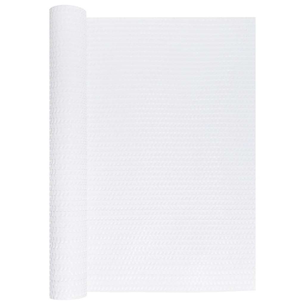 vidaXL Paravan Balcon Alb 400x80 cm Poly Rattan