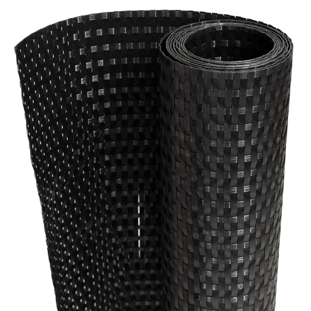 Thumbnail - vidaXL Balkon-Sichtschutz Schwarz 300x100 cm Poly Rattan