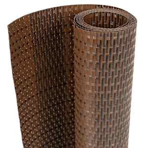vidaXL r&otilde;dupiirde katted 10 tk, pruun ja must, 255 x 19 cm, pol&uuml;rotang