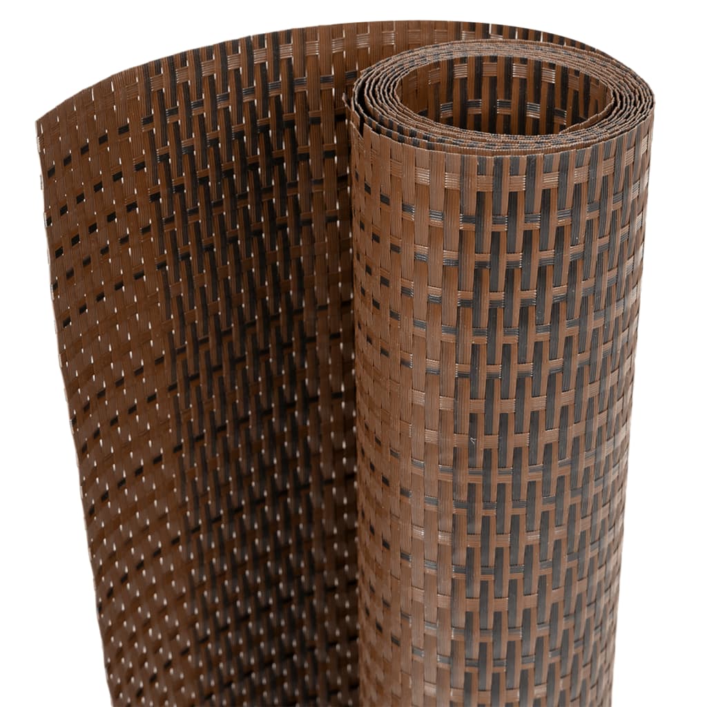Thumbnail - vidaXL Balkon-Sichtschutze 10 Stk. Braun Schwarz 255x19 cm Poly Rattan