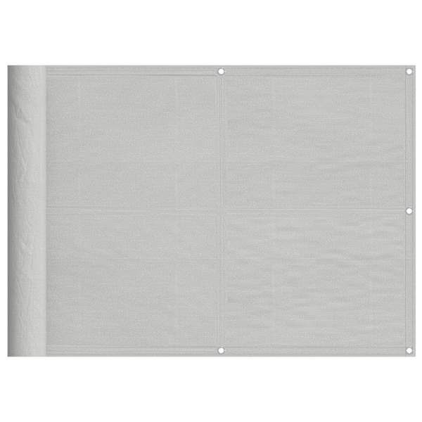 vidaXL r&otilde;dusirm, helehall, 75x400 cm, 100% pol&uuml;ester oxford