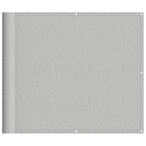Balkonová zástěna světle šedá 90 x 300 cm 100% polyester oxford - obrázek 2