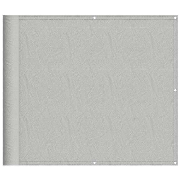 vidaXL r&otilde;dusirm, helehall, 90 x 600 cm, 100% pol&uuml;ester oxford