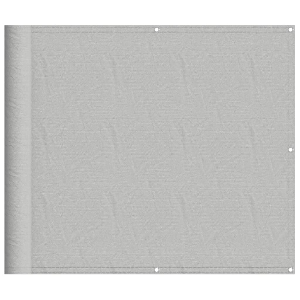 Thumbnail - vidaXL Balkon-Sichtschutz Hellgrau 90x800 cm 100 % Polyester-Oxford