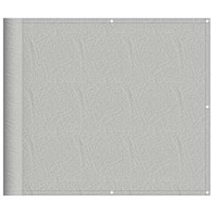 Balkonová zástěna světle šedá 90x1 000 cm 100% polyester oxford - obrázek 2