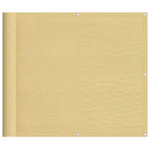 Balkonová zástěna písková 90 x 300 cm 100% polyester oxford - obrázek 2