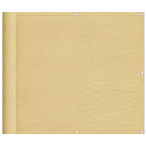 Balkonová zástěna písková 90 x 1 000 cm 100% polyester oxford - obrázek 2