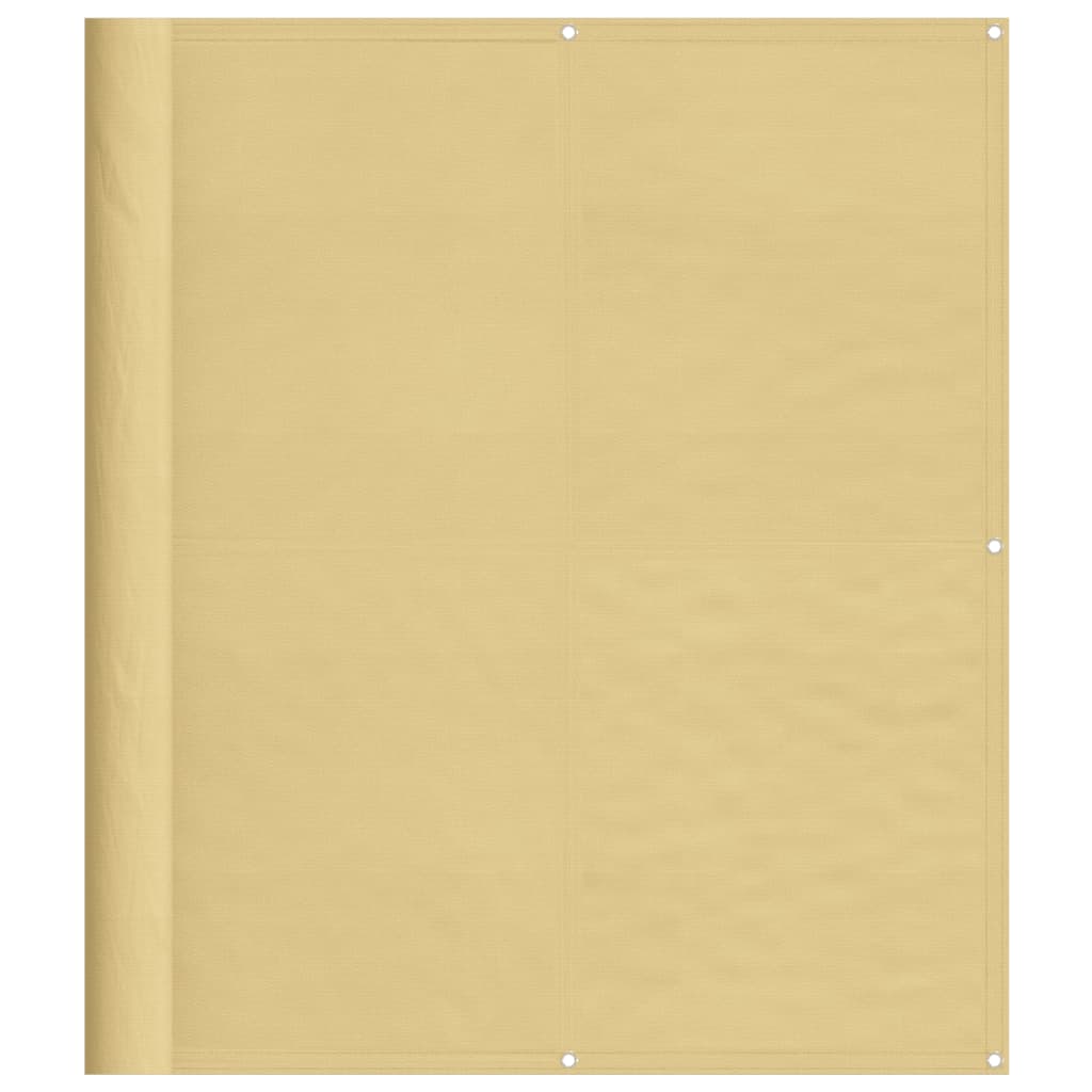 vidaXL Balkonová zástěna písková 120 x 300 cm 100% polyester oxford