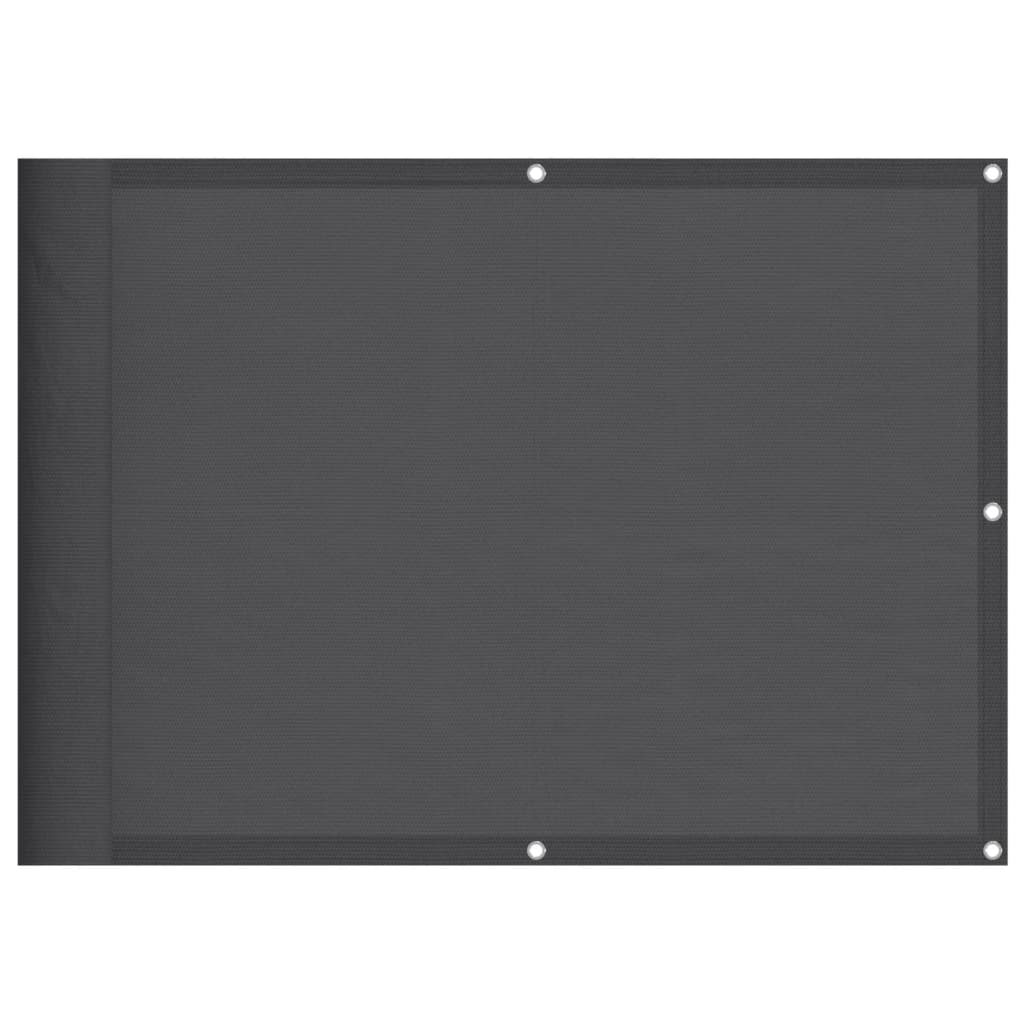 Thumbnail - vidaXL Balkon-Sichtschutz Anthrazit 75x800 cm 100 % Polyester-Oxford
