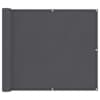 vidaXL r&otilde;dusirm, antratsiithall, 90x700 cm, 100% pol&uuml;ester oxford
