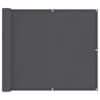 vidaXL r&otilde;dusirm, antratsiithall, 90x800 cm, 100% pol&uuml;ester oxford