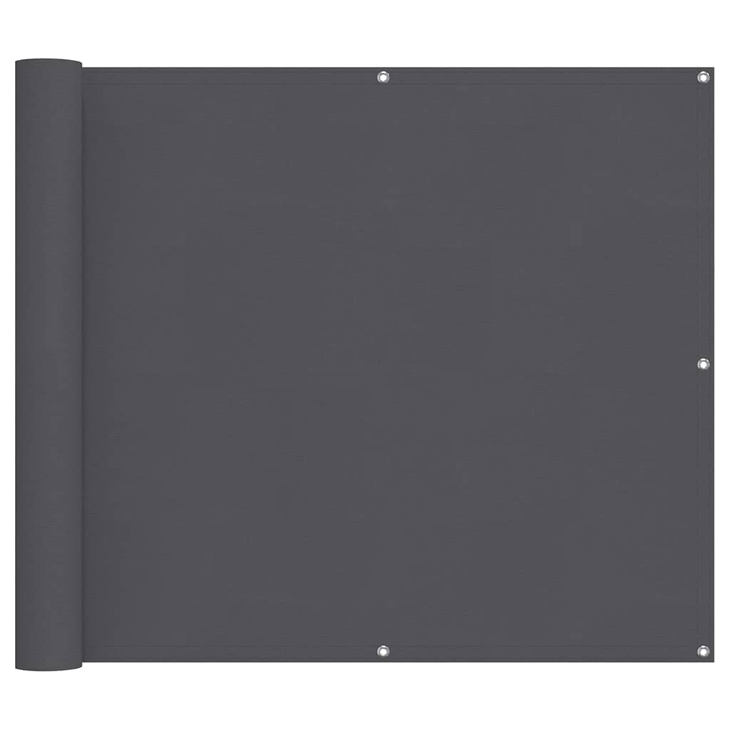 E-shop vidaXL Balkónová zástena antracitová 90x800 cm 100 % polyester oxford
