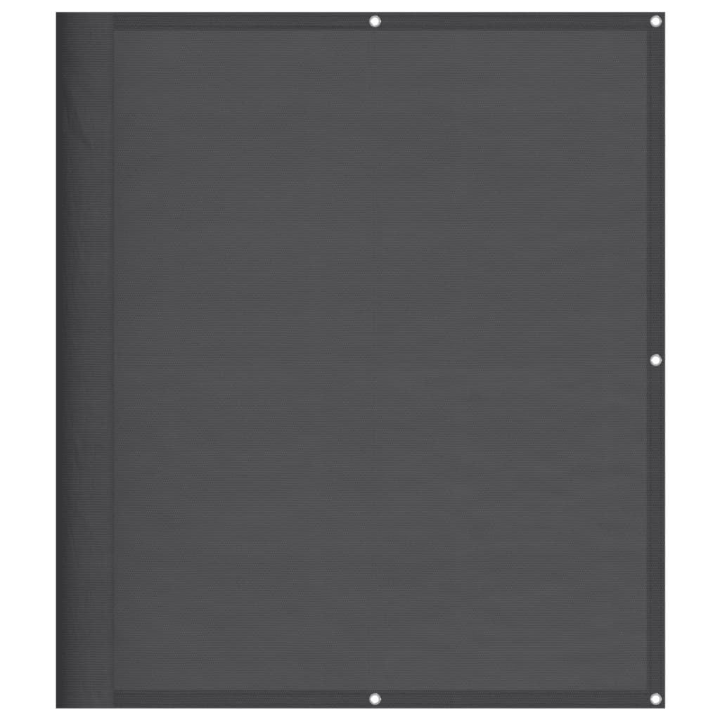 vidaXL Balkonová zástěna antracitová 120x800 cm 100% polyester oxford