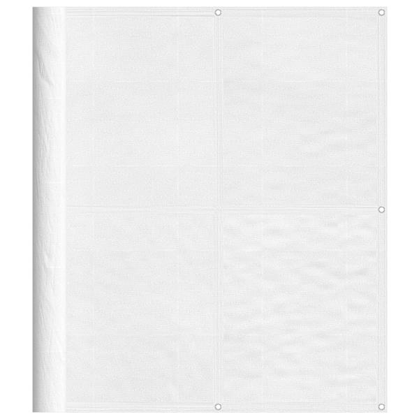 vidaXL r&otilde;dusirm, valge, 120x700 cm, 100% pol&uuml;ester oxford