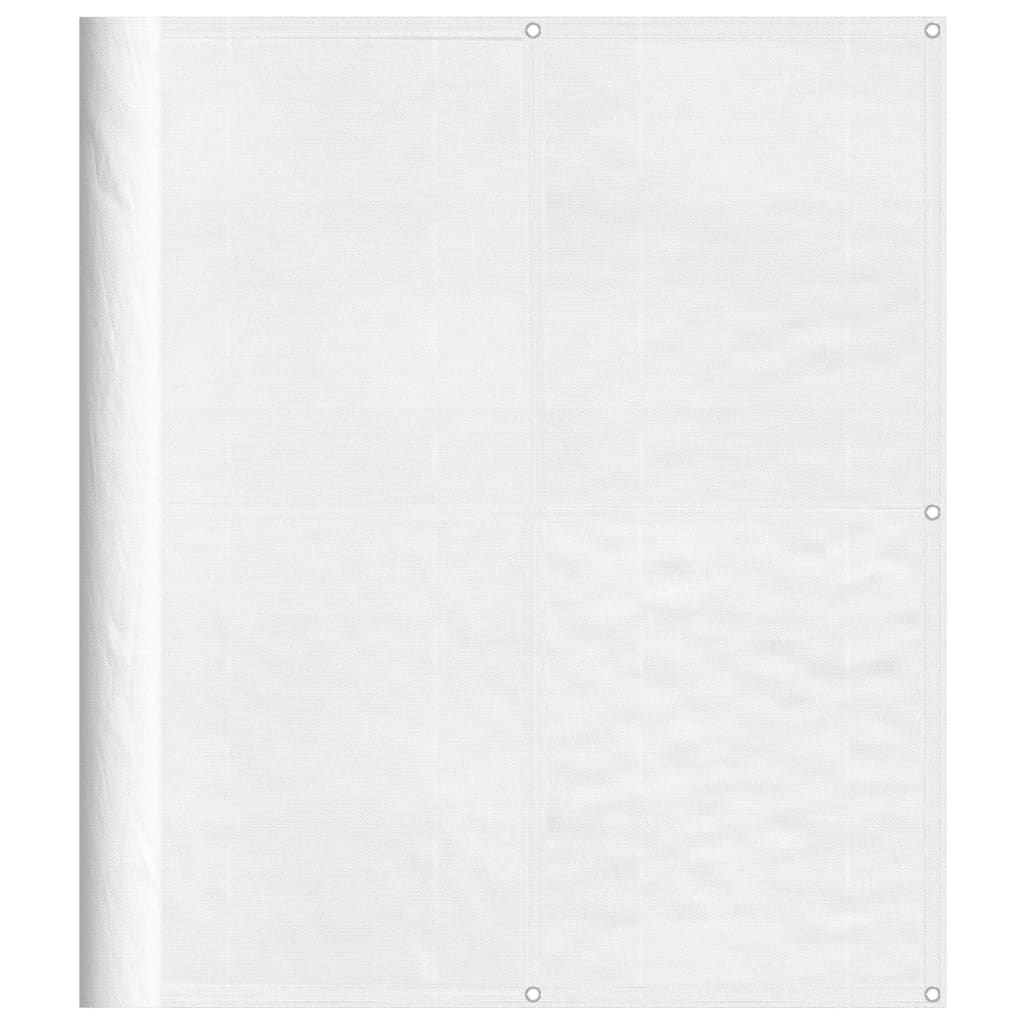 vidaXL Balkonová zástěna bílá 120 x 700 cm 100% polyester oxford