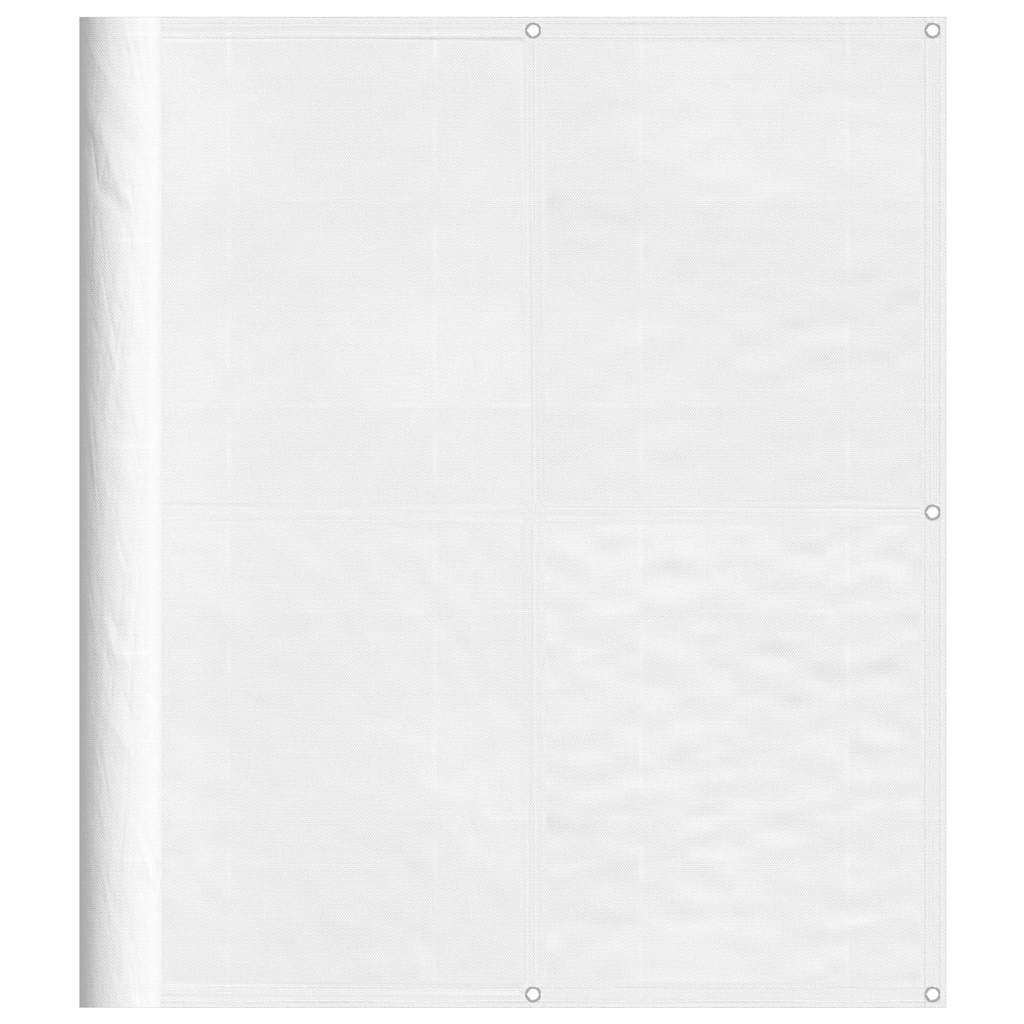 vidaXL Balkonová zástěna bílá 120 x 1 000 cm 100% polyester oxford
