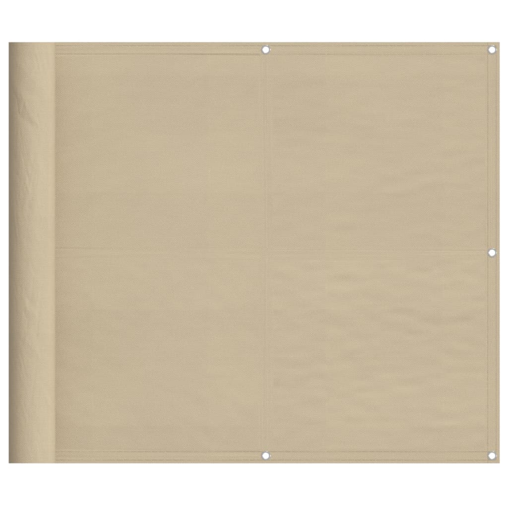Thumbnail - vidaXL Balkon-Sichtschutz Beige 90x800 cm 100 % Polyester-Oxford