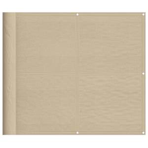 Balkonová zástěna béžová 90 x 800 cm 100% polyester oxford - obrázek 2
