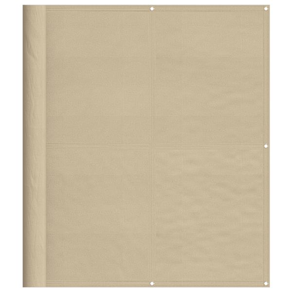 vidaXL r&otilde;dusirm, beež, 120x700 cm, 100% pol&uuml;ester oxford