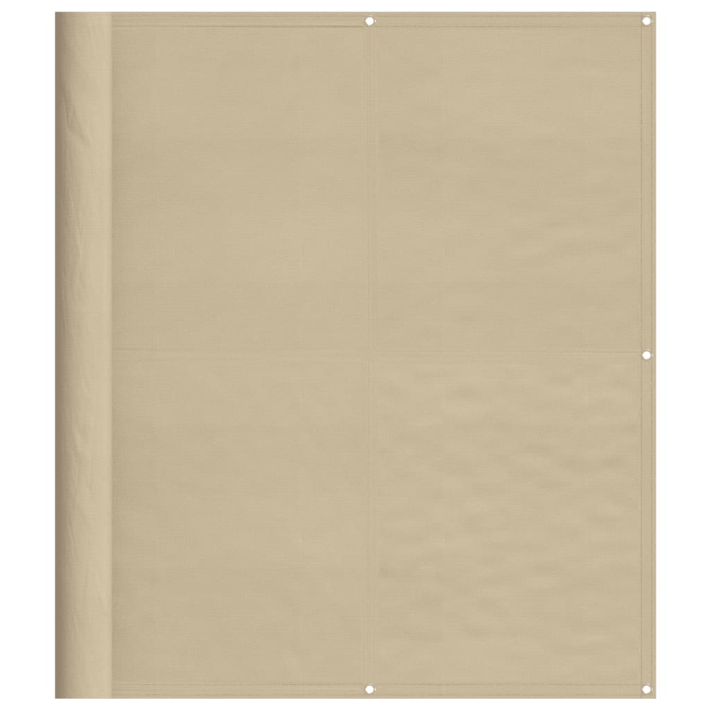 vidaXL Balkonová zástěna béžová 120 x 700 cm 100% polyester oxford