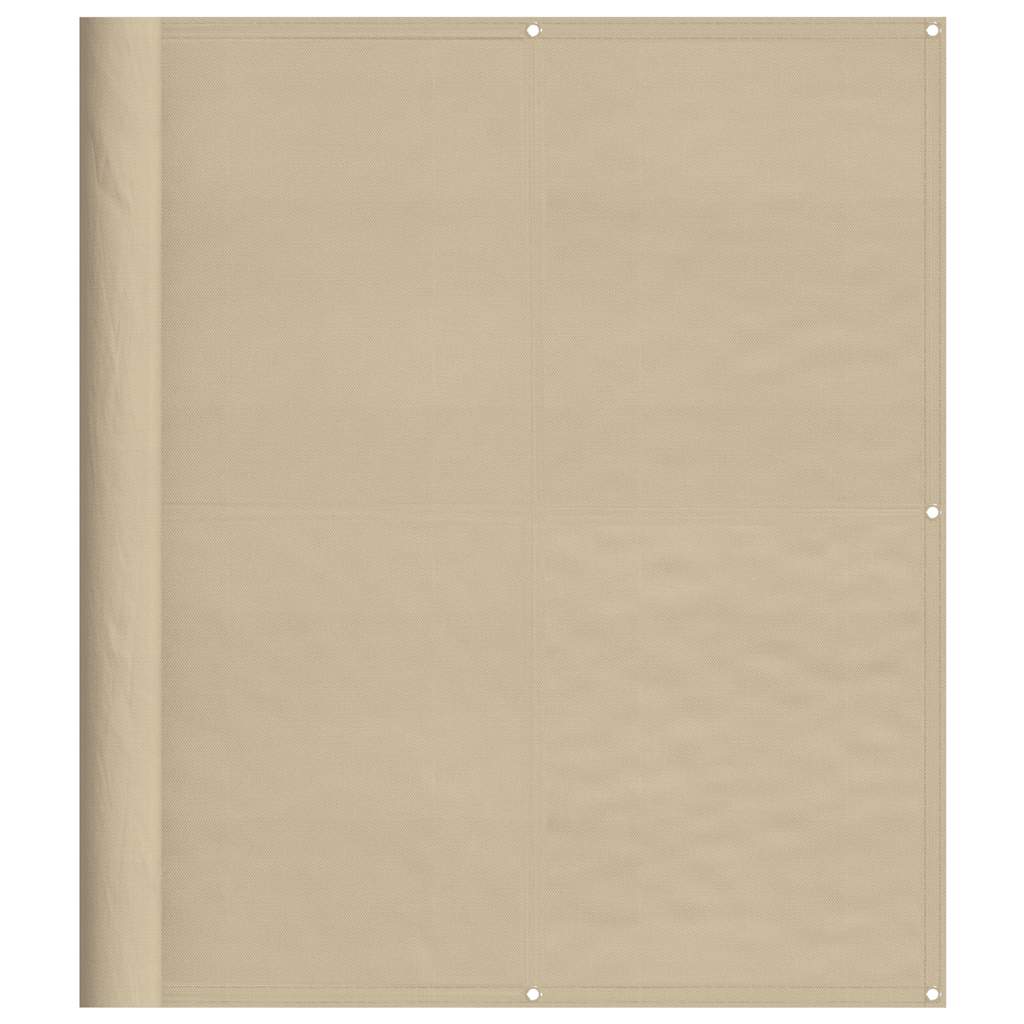 vidaXL Balkonová zástěna béžová 120 x 700 cm 100% polyester oxford