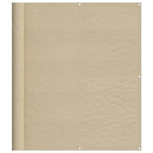 Balkonová zástěna béžová 120 x 800 cm 100% polyester oxford - obrázek 2
