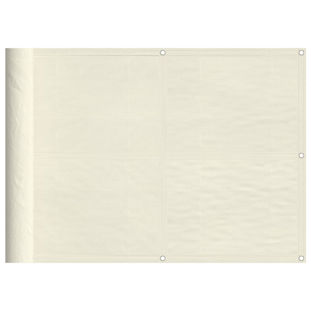 Thumbnail - vidaXL Balkon-Sichtschutz Creme 75x700 cm 100 % Polyester-Oxford