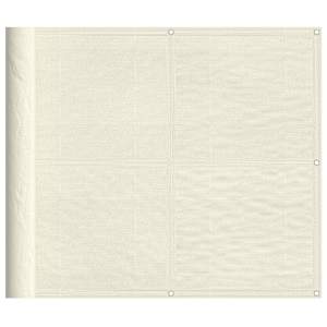 Balkonová zástěna krémová 90 x 800 cm 100% polyester oxford - obrázek 2
