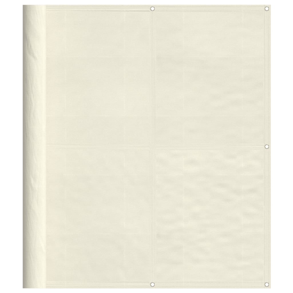 vidaXL Balkonová zástěna krémová 120 x 700 cm 100% polyester oxford