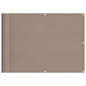 Balkonová zástěna taupe 75 x 1 000 cm 100% polyester oxford - obrázek 2