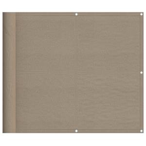 Balkonová zástěna taupe 90 x 700 cm 100% polyester oxford - obrázek 2