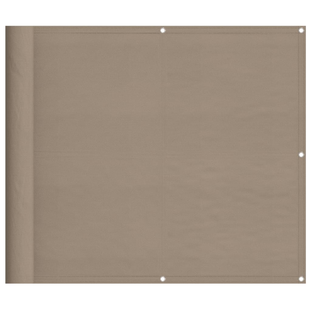 Thumbnail - vidaXL Balkon-Sichtschutz Taupe 90x1000 cm 100 % Polyester-Oxford