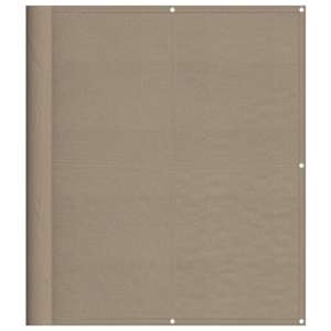 Balkonová zástěna taupe 120 x 1 000 cm 100% polyester oxford - obrázek 2