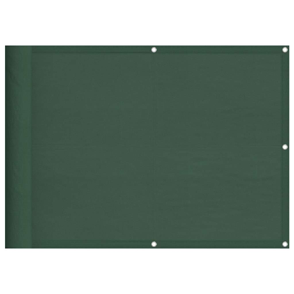 E-shop vidaXL Balkónová zástena tmavozelená 75x1000 cm 100 % polyester oxford