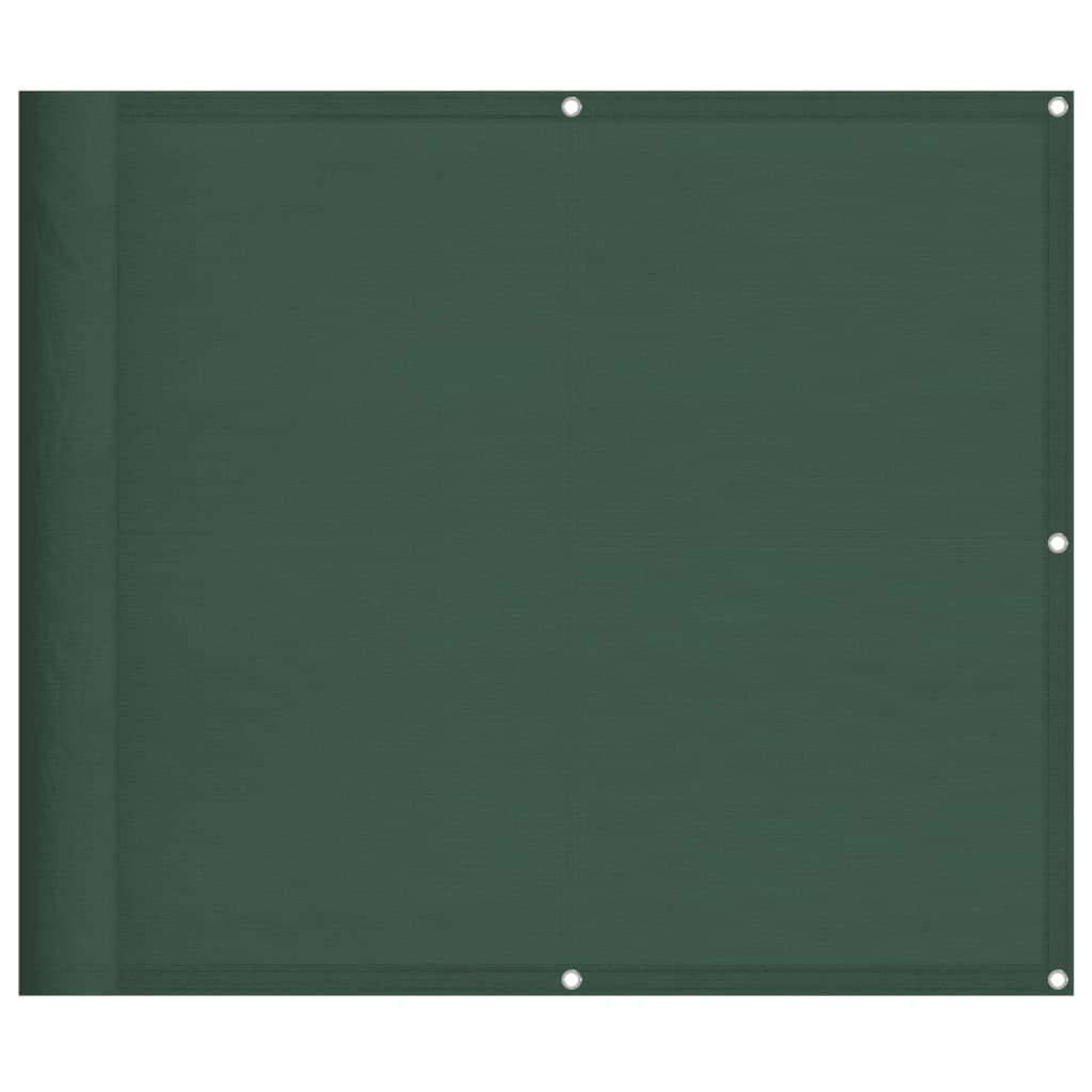 vidaXL BalkonovĂˇ zĂˇstÄ›na tmavÄ› zelenĂˇ 90x700 cm 100% polyester oxford