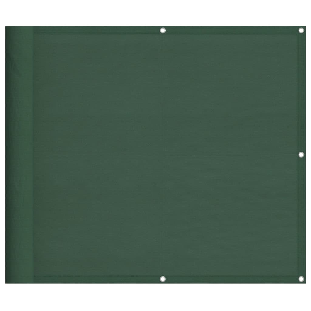 vidaXL Balkonová zástěna tmavě zelená 90x800 cm 100% polyester oxford