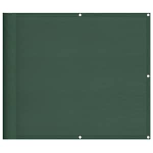 Balkonová zástěna tmavě zelená 90x800 cm 100% polyester oxford - obrázek 2