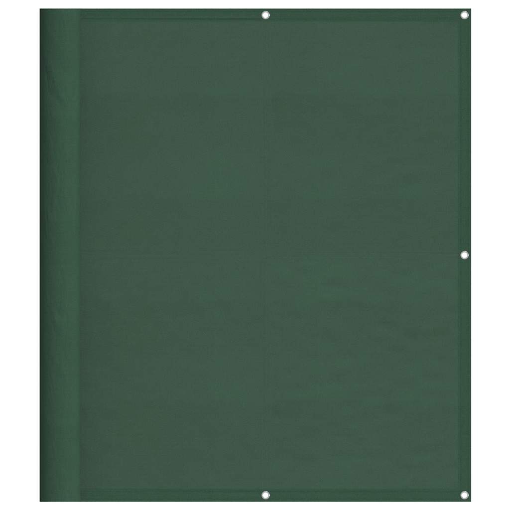 E-shop vidaXL Balkónová zástena tmavozelená 120x800 cm 100 % polyester oxford