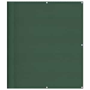 Balkonová zástěna tmavě zelená 120x800 cm 100% polyester oxford - obrázek 2