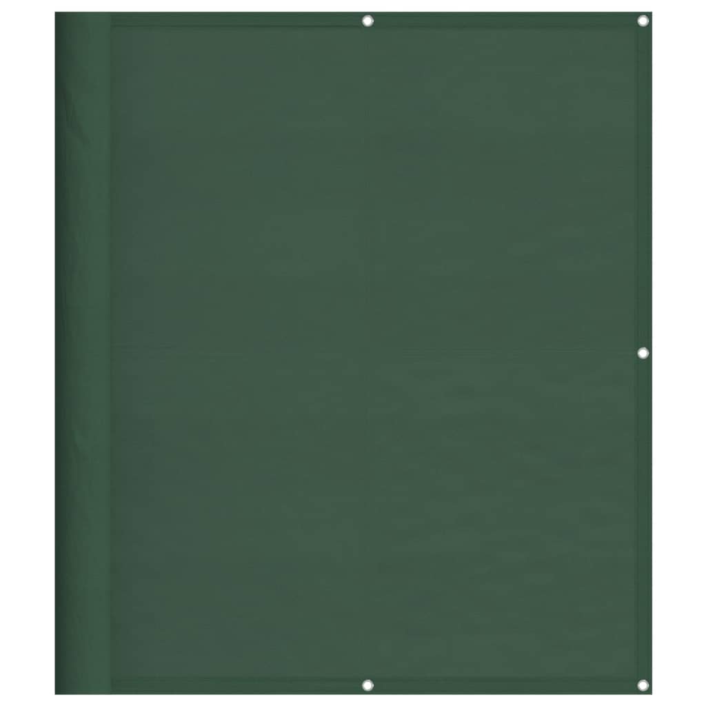 vidaXL Balkonová zástěna tmavě zelená 120x1000cm 100% polyester oxford