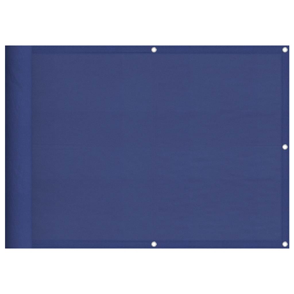 vidaXL Balkonová zástěna modrá 75 x 700 cm 100% polyester oxford